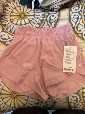 lululemon athletica Rose/Pink Track That Short- NWT, size 6